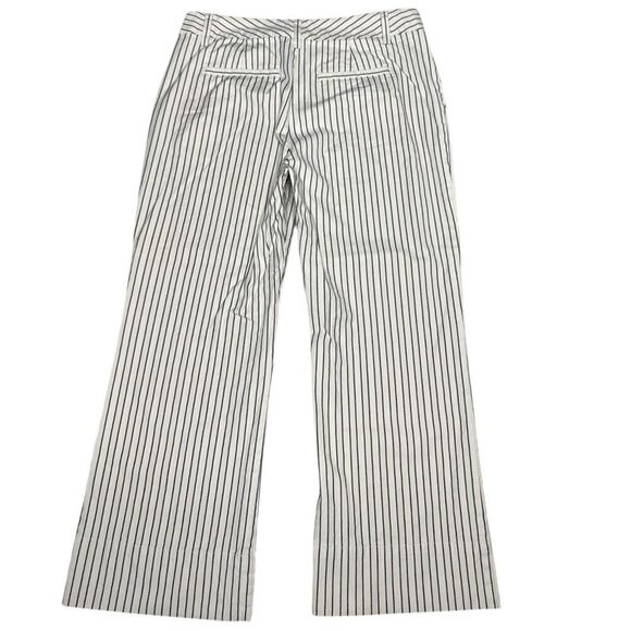 Cabi Striped Tick Tock Cropped Wide Leg Casual Trouser Size 6 - Picture 3 of 8